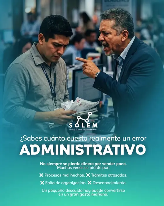 ¿Sabes cuánto cuesta realmente un error administrativo?
